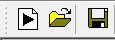 Image Botões de criar, abrir e salvar um diagrama esquemático